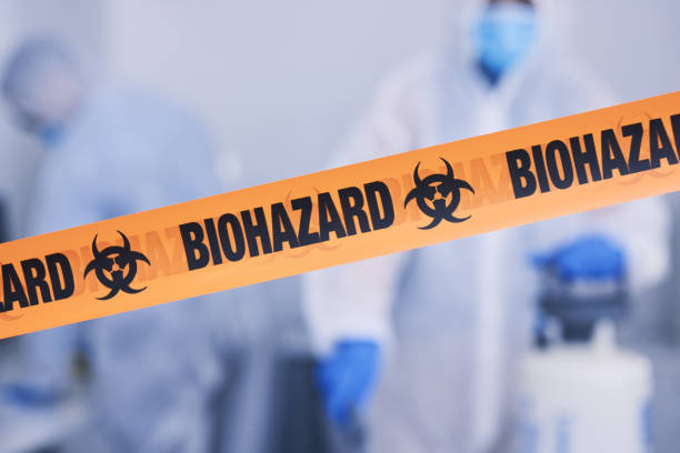 Professional Infectious Disease Decontamination technician working in Wilmington, IL